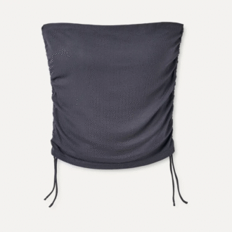 Emilia Bandeau Top Rib