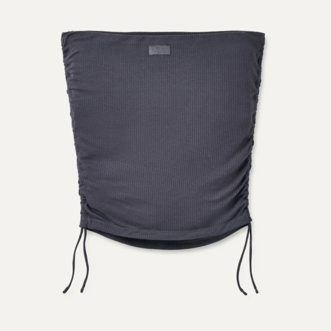 Emilia Bandeau Top Rib