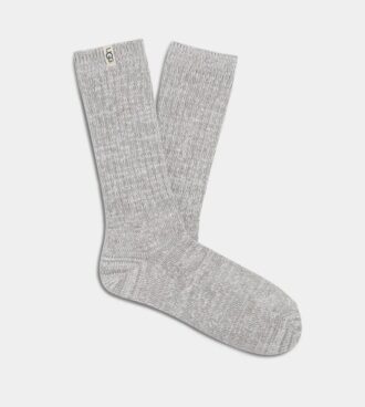 Gerippte, locker sitzende Socken