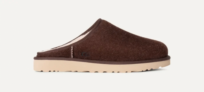 Klassisches Slip-On-Wildleder aus zotteligem Material Klassisches Slip-On-Wildleder aus zotteligem Material