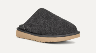 Klassisches Slip-On-Wildleder aus zotteligem Material