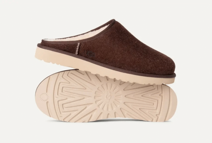 Klassisches Slip-On-Wildleder aus zotteligem Material Klassisches Slip-On-Wildleder aus zotteligem Material