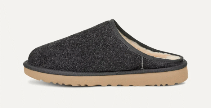 Klassisches Slip-On-Wildleder aus zotteligem Material Klassisches Slip-On-Wildleder aus zotteligem Material