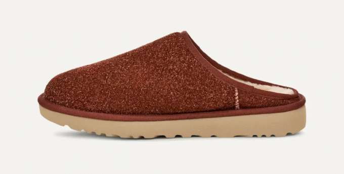 Klassisches Slip-On-Wildleder aus zotteligem Material Klassisches Slip-On-Wildleder aus zotteligem Material