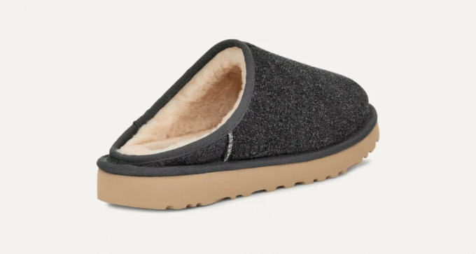 Klassisches Slip-On-Wildleder aus zotteligem Material Klassisches Slip-On-Wildleder aus zotteligem Material