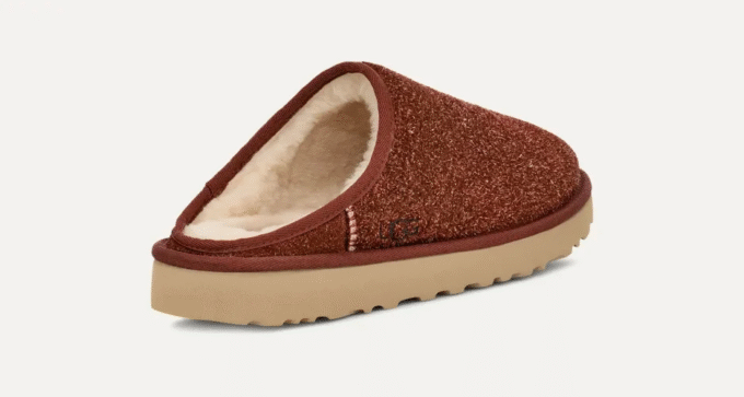 Klassisches Slip-On-Wildleder aus zotteligem Material Klassisches Slip-On-Wildleder aus zotteligem Material