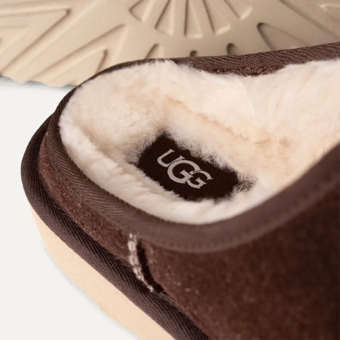 Klassisches Slip-On-Wildleder aus zotteligem Material Klassisches Slip-On-Wildleder aus zotteligem Material