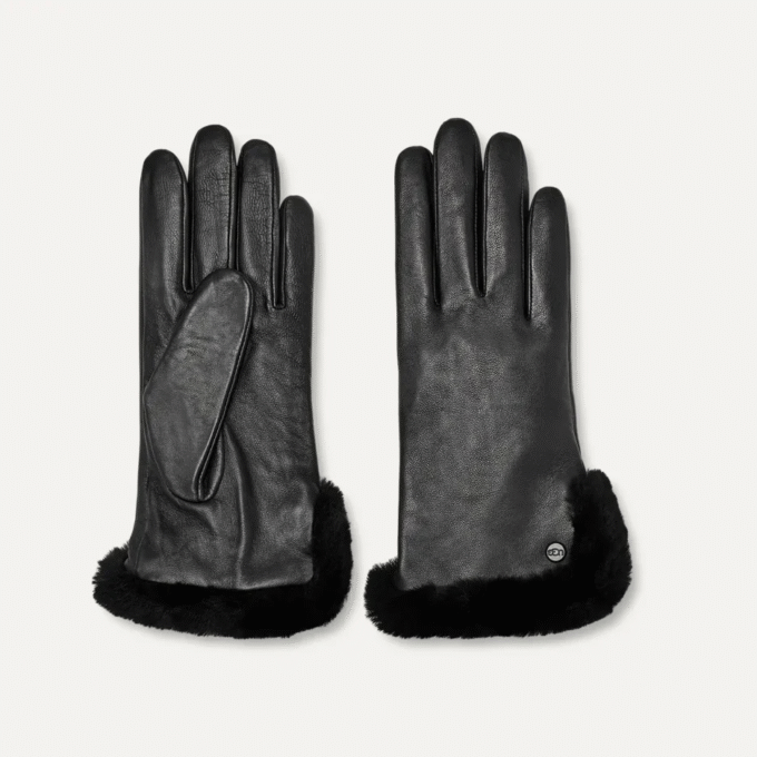 Leder-Schafsfell-Belüftungshandschuh