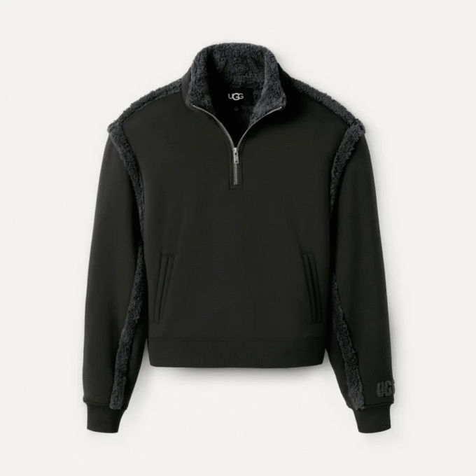Lydi Fleecejacke mit halbem Reißverschluss Lydi Fleecejacke mit halbem Reißverschluss