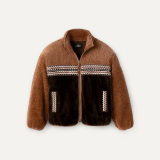 Marlene Sherpa Jacke Heritage Braid