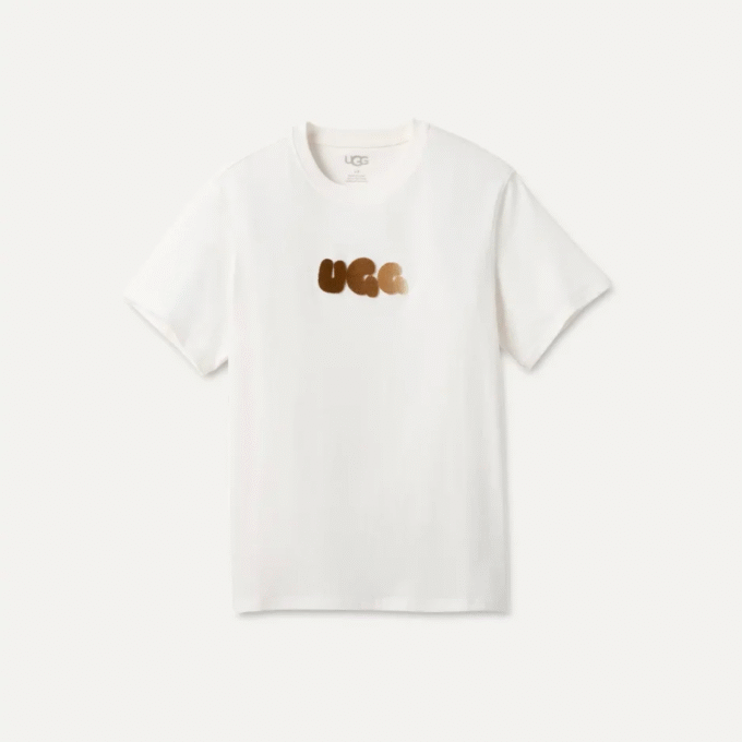T-Shirt mit Bubble-Logo